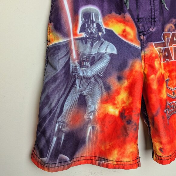 Revenge Sith Darth Vader Swimsuit Swim Trunk Shorts Bathing Suit Star Wars VTG - Picture 2 of 9